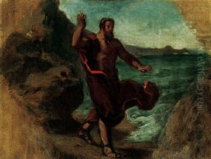 Demonsthenes Haranguing The Waves