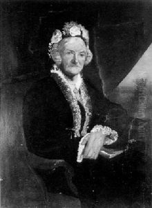 Portrait De Vieille Femme by Eugene Delacroix