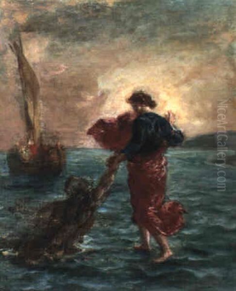 Christus Schreitet Uber Das Wasser - view 1