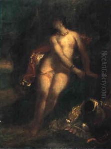 Ariadne Abandoned by Eugene Delacroix