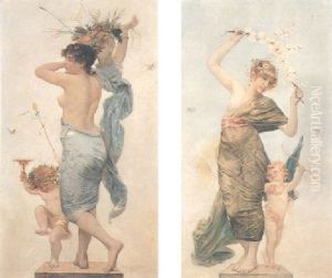 Le Printemps by Henry Eugene Delacroix