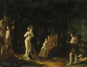 Mythologische Szene by Pierre-Maximilien Delafontaine