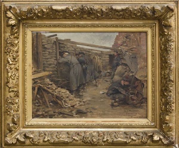 Soldats Dans Une Tranchee - view 1