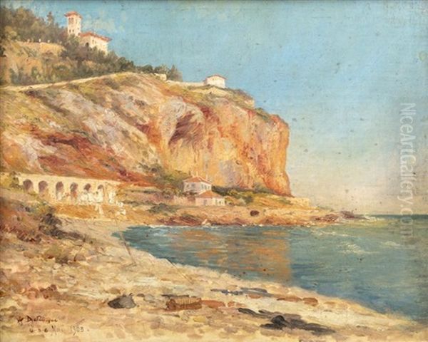 La Frontiere Italienne A Menton - view 1