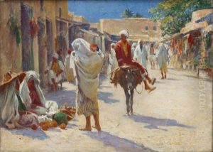 Marche Dans Une Rue A Kairouan