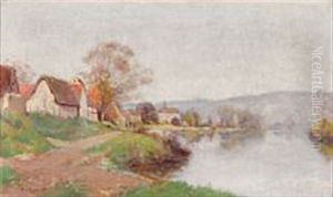 The Seine At Tournedos In Normandy