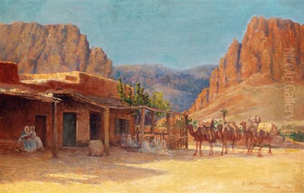 Caravane De Chameaux A El Kantara - view 1