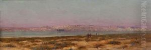 Vue De Tunis by Alexis Auguste Delahogue