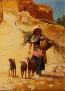 La Chevriere by Alexis Auguste Delahogue