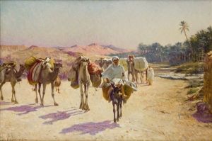 Caravane Au Bord De L'oued