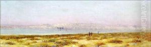 Vue De Tunis by Alexis Auguste Delahogue
