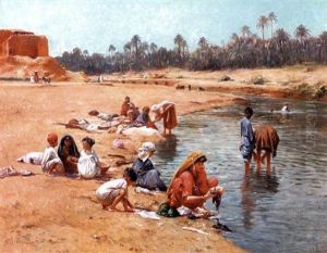 Les Lavandieres Dans L'oued Les Lavandieres Dans L'oued