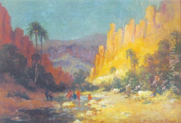 Berberes Se Baignant Dans L'oued - view 1