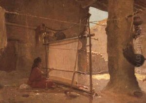 Interieur D'el-kantara by Alexis Auguste Delahogue