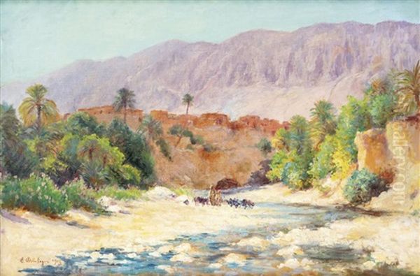 Village Et L'oued D'el Kantara - view 1