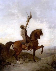 Fauconnier A Cheval by Paul Delamain