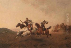 Fleeing An Ambush In The Desert