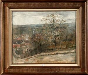 Village En Bourgogne Au Printemps