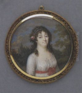 Damenportrat by Jacques Delaplace