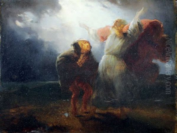 Le Roi Lear Et Le Fou Dans La Tempete - view 1