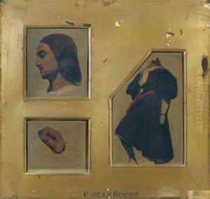 Une Tete De Profil (after Raphael), Un Corps (after Raphael) Et Une Main De Profil (after Giorgione) (3 Works)