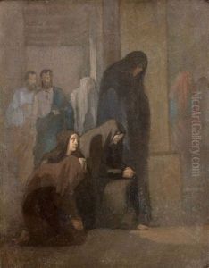 Les Saintes Femmes Au Tombeau by Paul Delaroche