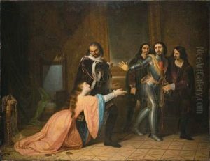 Le Depart Pour La Croisade by Paul Delaroche