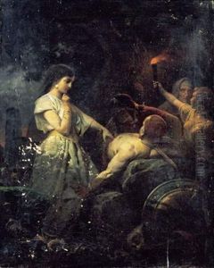 Scene De L'histoire Romaine by Paul Delaroche