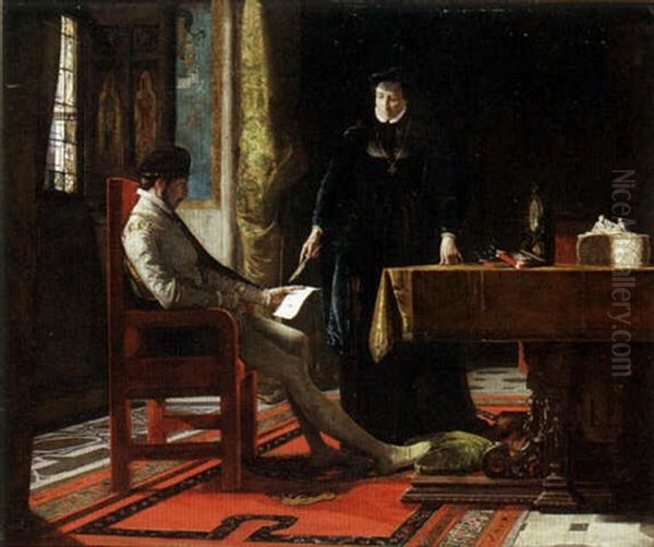 Catherine De Medici And Charles Ix - view 1
