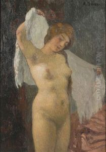 Baigneuse by Angele Delasalle