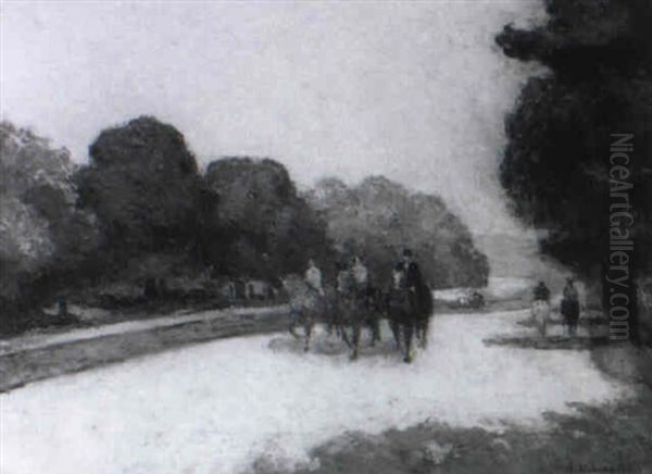 Promenade A Cheval Dans Le Bois - view 1
