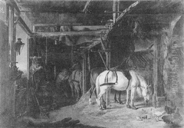 Chevaux A L'ecurie - view 1