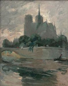 Le Chevet De Notre-dame by Joseph Delattre