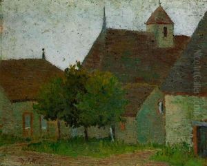 Eglise De Village by Joseph Delattre