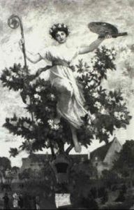 Allegory Of Painting by Jules-Elie Delaunay