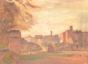 Le Forum A Rome by Pierre Delaunay