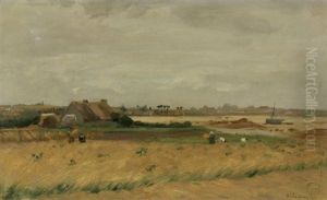 Landschaft Mit Gehoft by Pierre Delaunay