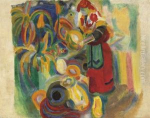 La Grande Portugaise (study) by Robert Delaunay