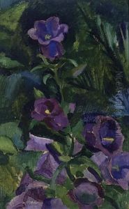 Fleurs (+ Interieur, Verso) by Robert Delaunay