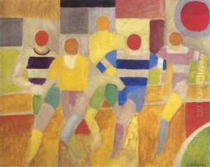 Les Coureurs by Robert Delaunay