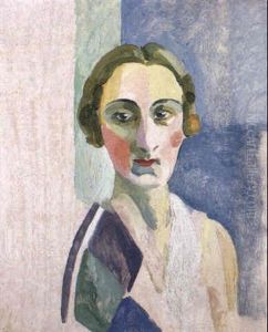Etude Pour Le Portrait De Madame Heim by Robert Delaunay