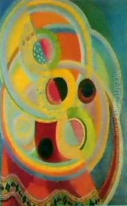 Nature Morte A La Nappe Rouge by Robert Delaunay