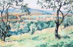 Landscape From Marne In France
