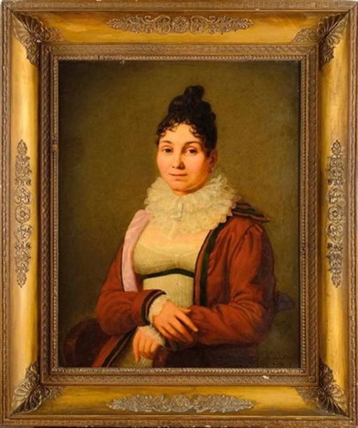 Portrait D"une Femme A La Collerette - view 1