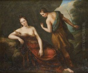 Jeunes Chasseuses Ecossaises by Pierre Louis Delaval