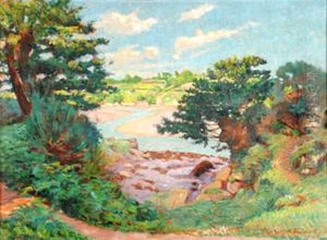 Paysage A La Riviere