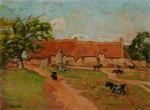 Paysage Anime A La Chaumiere Paysage Anime A La Chaumiere