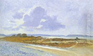 Paysage De Mer En Bretagne by Henri Delavallee