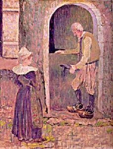 La Fille De La Belle Angele A Pont Aven