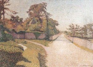 La Route Pres Du Manoir En Bretagne